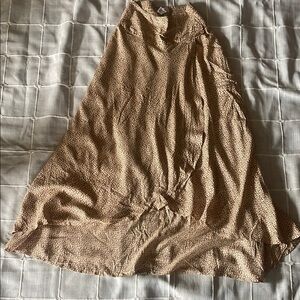 Japna  XS Tan Skirt maxi shirt